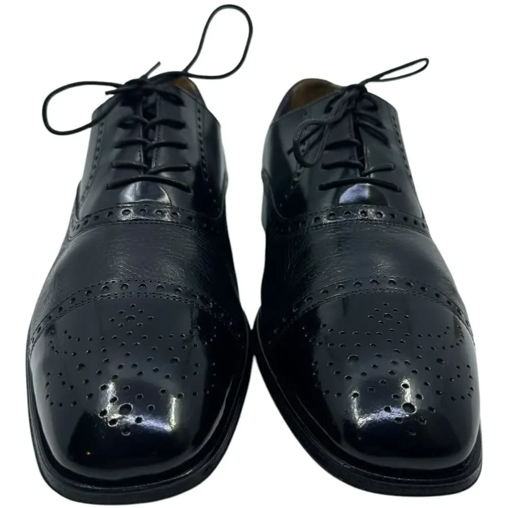 Florsheim Imperial Bio Comfort Mens Shoes Black Leather Oxfords 10D 12031 Preown